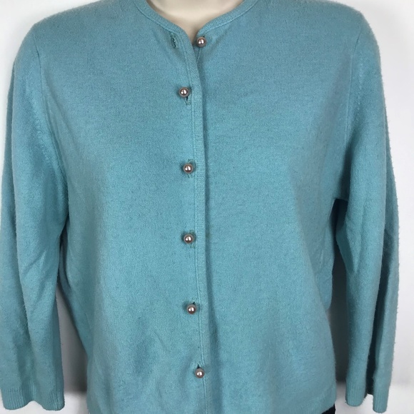 Vintage Blue  50's Talbott Cardigan GVC - Picture 2 of 6